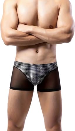 Sexy Heren Boxer - Ondeugend Versierde Mannen Boxershort - Heren Mode | ( XL ) | LekkerStout | ( LS216 ) — thumbnail 2