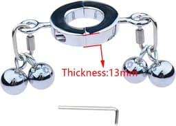 Extreem penis en scrotum gewicht - Vertraagd klaarkomen - Trainer - Metaal - 450 gram - One size — thumbnail 3