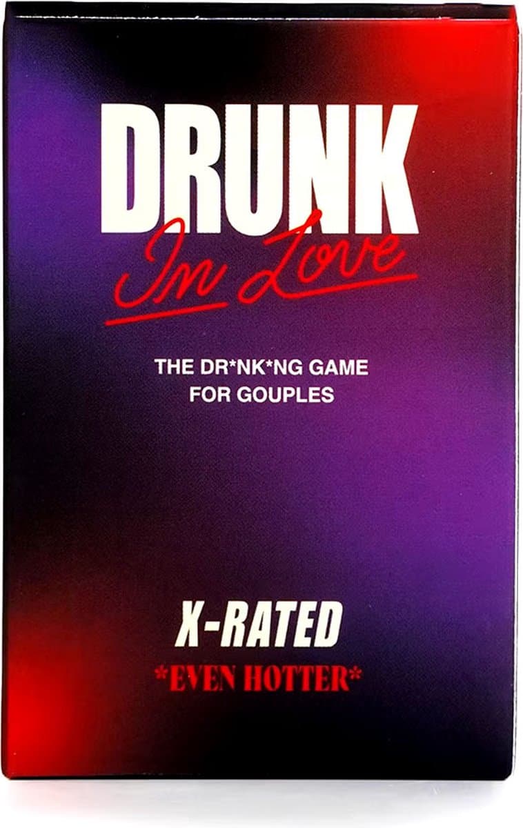 Spannend kaartspel - Drunk in love - Met date of partner - Verliefd - 50 kaarten - Vragen en opdrachten — afbeelding 1
