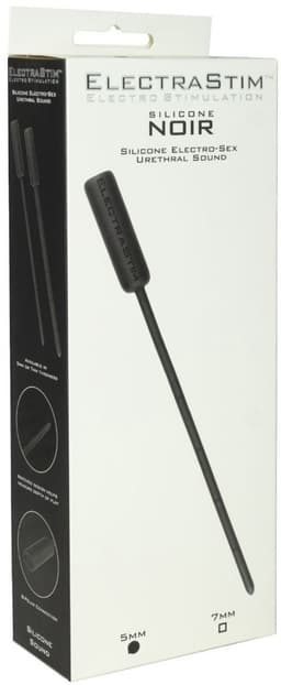 ElectraStim - Silicone Zwart Flexibel Sound 7mm — thumbnail 5