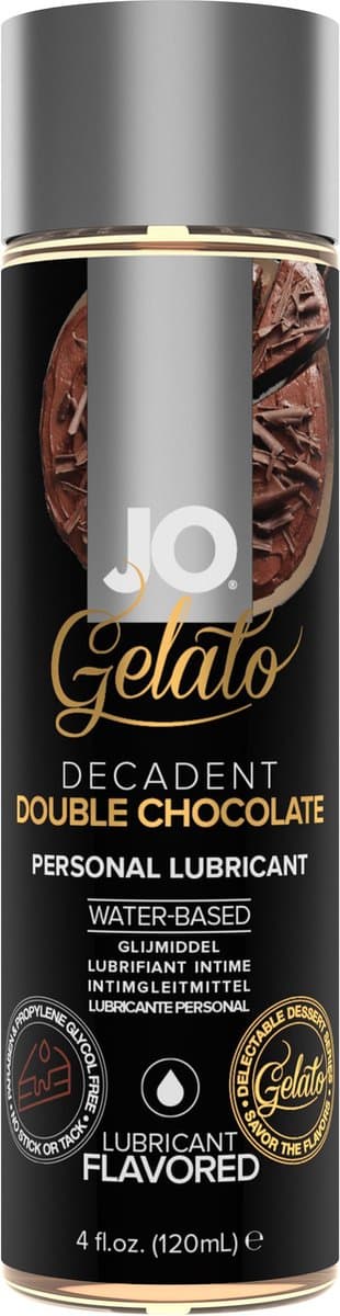 System JO - Gelato Decadente Dubbele Chocolade Glijmiddel Waterbasis - 120 — afbeelding 1