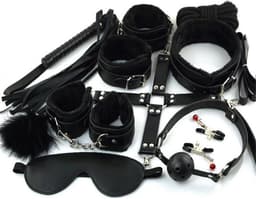 Winyi ®  XL Bondageset | BDSM set | Bondage set | BDSM Toy set 10 delig | Luxe Sex Speeltjes Kit — thumbnail 4