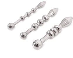 Kiotos - Penis Plug - Urethral Trainer Kit 3 Solid Beads - Penis plugs