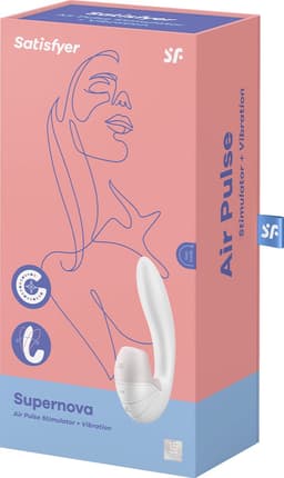 Satisfyer, drukgolfvibrator, Supernova, 18 cm, flexibel verstelbaar, waterdicht, drukgolven en trilling — thumbnail 10