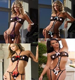 LOUZIR Sexy kostuum Lingerie set- Erotische Porno ondergoed - Bodysuit — thumbnail 2