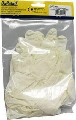 Duoprotect Handschoen latex medium 10 Stuks — thumbnail 3