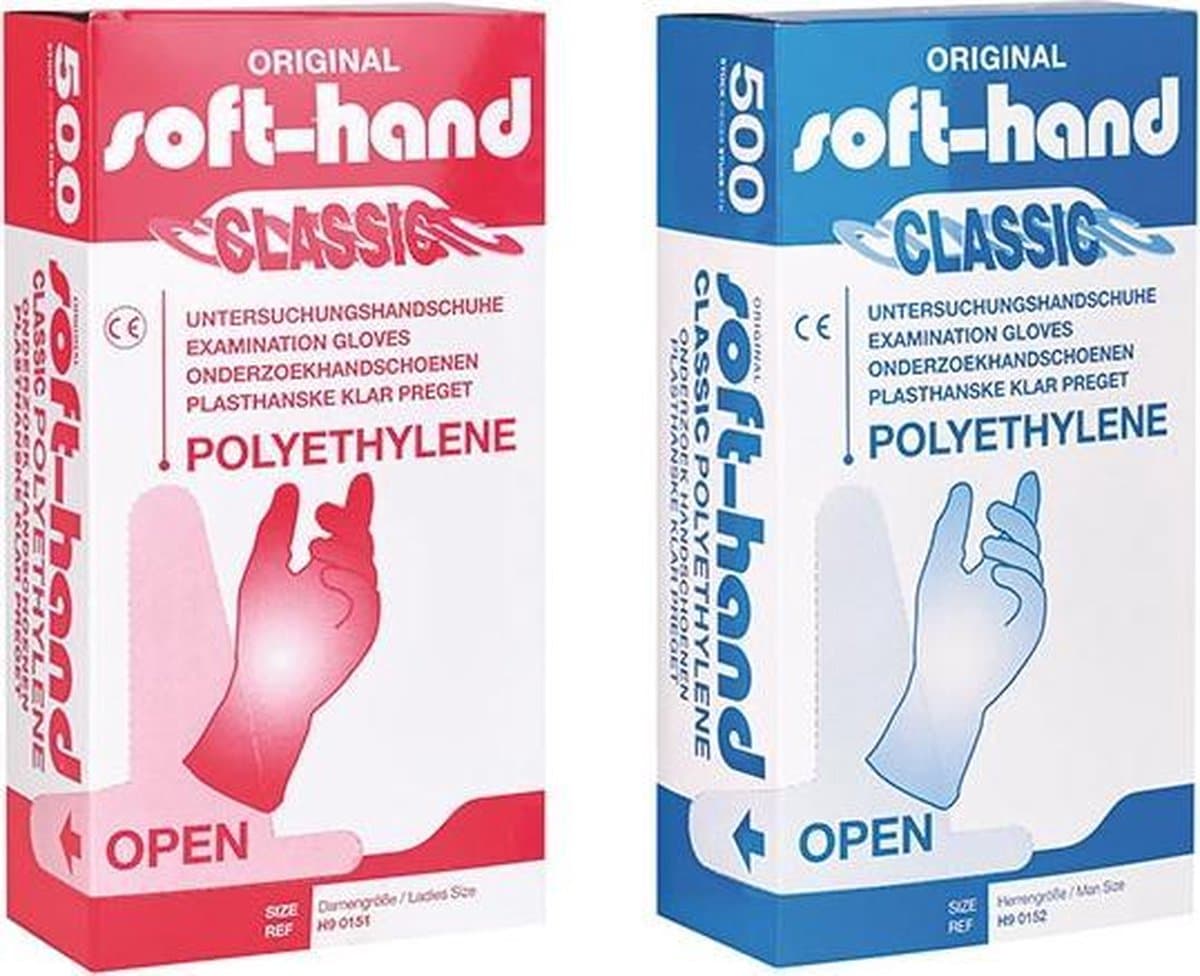 Soft-Hand Poly Classic Voor dames  -  500 stuks — afbeelding 1