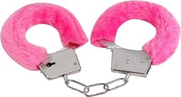 Nooitmeersaai - Handboeien Seks - Seksspeeltje - Erotiek - Pluche - Roze — thumbnail 2