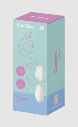 Opzetstukken voor Satisfyer 1 Next Generation | huidvriendelijk siliconen | wit | 5 stuks — thumbnail 22