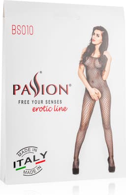 Zwarte Catsuit - open kruis — thumbnail 1