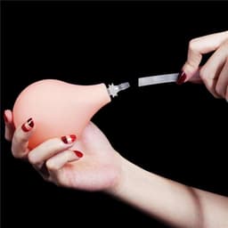 Realistische Spuitende Dildo - 28 cm - Squirting Dildo - Ejaculerende Dildo - Met zuignap - Met balzak - Grote Dildo - Seksspeeltjes - Sextoys — thumbnail 11