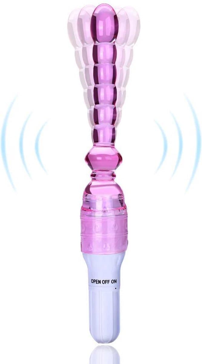 Erodit® Flirting Anaal Vibrator- vibrerende kralen buttplug -G-Spot -Prostaat- Anaal dildo- Prostaat vibrator voor mannen, vibrator voor vrouwen inclusief batterij - speeltjes beginners- Sex toys- sex speeltjes- Erotiek koppels, — afbeelding 1