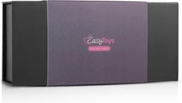 EasyToys - Siliconen Strap On - Gebogen - Strapon - Pegging - Strapon Voorbinddildo - Strapon Harnas - Voorbinddildo - Dildo - Dildo's - Zwart — thumbnail 9