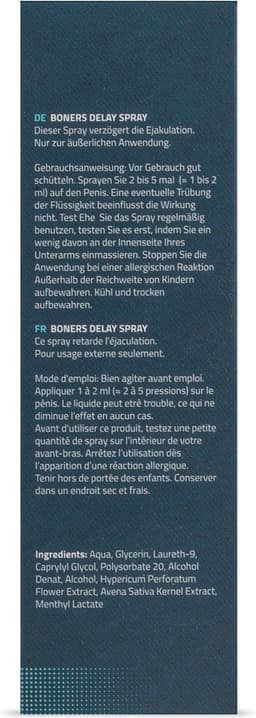 Boners Orgasmevertragende Spray - 15 ml — thumbnail 6