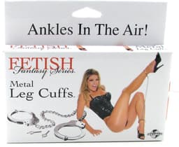 Pipedream Fetish Fantasy HandBoeien Metal Leg Cuffs zilver — thumbnail 17