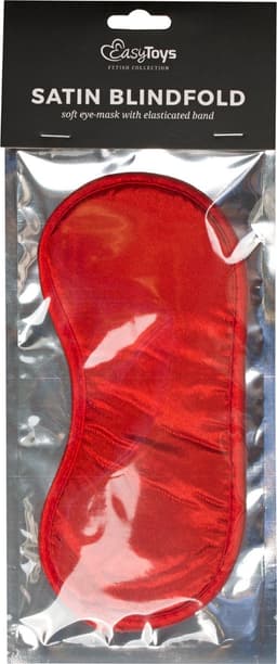 Rood satijnen oogmasker — thumbnail 2