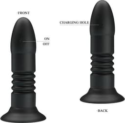 Pretty Love Magic Jingers Vibrerende/Stotende Buttplug — thumbnail 2
