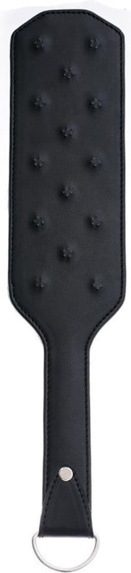 Nooitmeersaai - Leren paddle met spikes - 38 cm — thumbnail 1