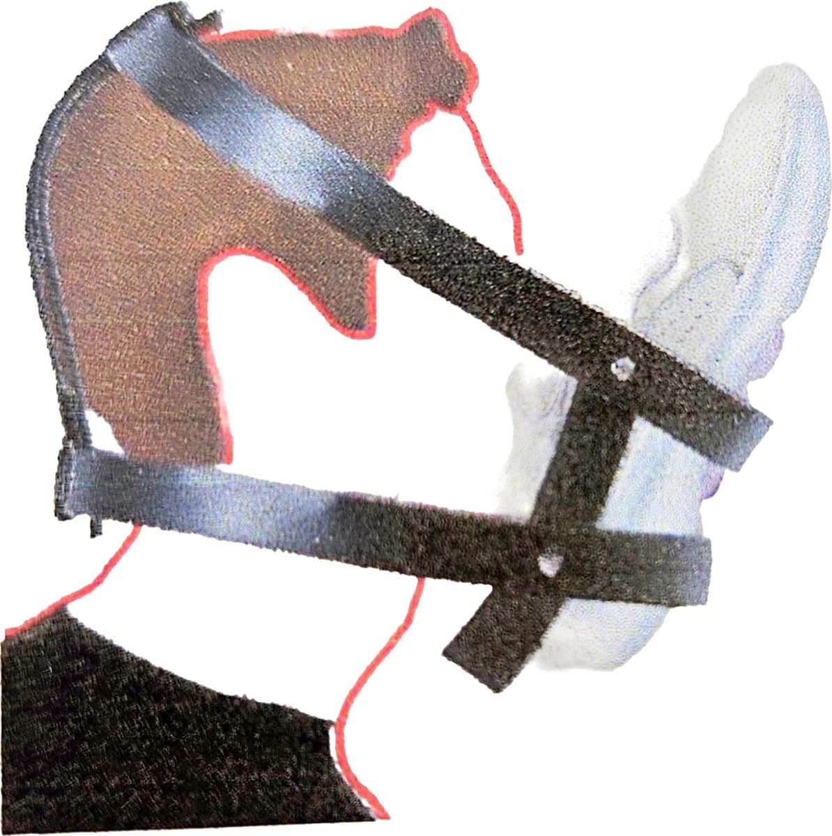 BNDGx® - BDSM voet fetish - Dominance strap schoen bondage set — afbeelding 1