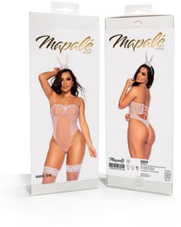 Mapalé Sexy Kostuum Sexy konijn - 1/2X - Multicolor — thumbnail 2
