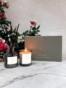 Luxe Geschenkset voor Kaarsen en Diffuser - Perfect Cadeau voor Vrouwen - Ontspanning en Sfeer — thumbnail 3