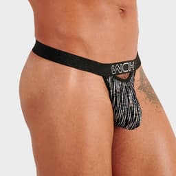 WOH heren microfiber G-string pure seduction zwart — thumbnail 5