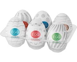 Tenga - EGG Variety Pack Easy Beat - Mini Masturbator - 6 stuks