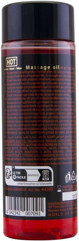 Hot - Warming 100ml Massage olie - Transparant — thumbnail 3