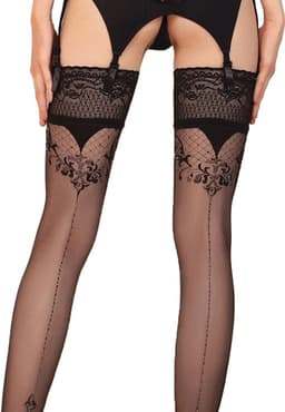 Ballerina - Fantasy Hold Ups - Kousen (20 denier) - Zwart — thumbnail 4