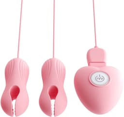 Oneay Vibrerende tepelklemmen, tepelspeeltjes, seksspeeltjes voor vrouwen, siliconen tepelvibrators, op afstand bedienbare hulpmiddelen voor vrouwelijk genot, seksspeeltjes voor stellen. — thumbnail 2