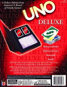 Uno Deluxe Spel - Luxe Opslagdoos met Kaarttray, Scoreblad en Potlood — thumbnail 2