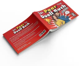 XXL Duelboek Koppels - Spelletjes Partner - Samen Plezier - 144 Pagina's Vulling - 21 x 148 cm - rood — thumbnail 2