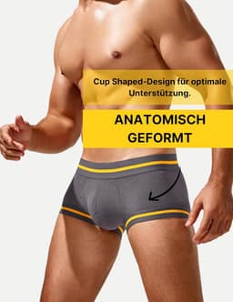 Heren Low Rise Boxer Briefs Sexy IJs Zijde Ondergoed — thumbnail 5
