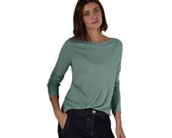 Glitter T-Shirt Salvia Groen Dames Oversized XL