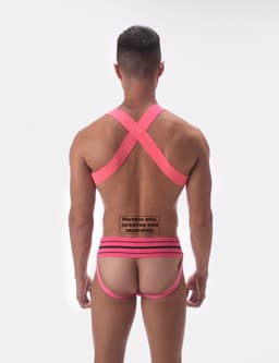 Barcode Berlin Harness Leonsh Neonpink - MAAT M — thumbnail 2