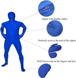 Zentai Bodysuit - Full Body Pak - Feest Kleding - Goede Stretch - XL - Rood — thumbnail 4