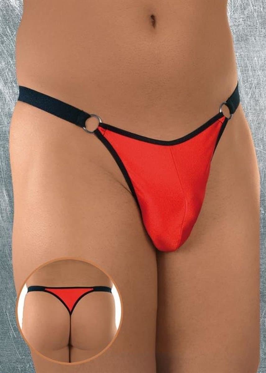 Thong 4425 - red S t/m L Onesize – Vurig en Sexy — afbeelding 1