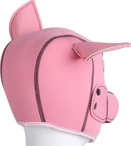 Banoch | Masker "Le Pig" | neopreen roze varkensmasker | varken BDSM — thumbnail 4