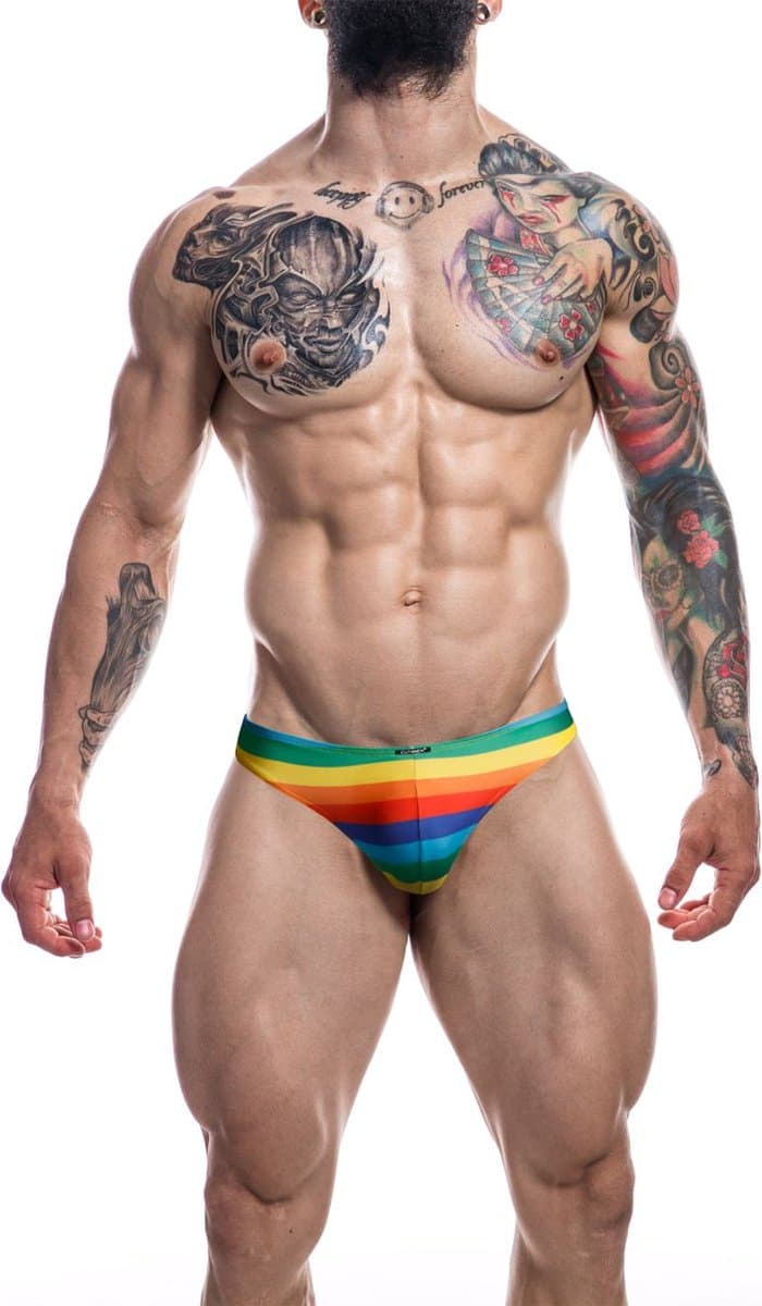 Cut4Men - Low Rise Herenslip - Rainbow L — afbeelding 1