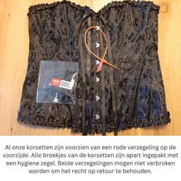 Sexy wit korset met haaksluiting | Maat 48 | Witte Lingerie Korsetten — thumbnail 10