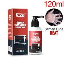 SIYI® | Nepsperma | Sperma Glijmiddel | Water Based | Realistisch Nep Sperma Glijmiddel |Sex Lube - Hybride Glijmiddel - Veilig voor Condooms - Ook voor Massage | Porn Sperma Valse Sperma Waterbasis Glijmiddel Met Doseerpomp | 120 ml