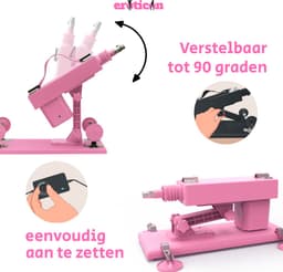 Reid Neukmachine met 8 Dildo’s voor Anale, Vaginale en Clitoris Stimulatie - Uitgebreide Fuck Machine voor Mannen en Vrouwen - 8 Sex Toys - Neuk machine - Fuckmachine - Seksmachine - Sexmachine - Discreet Verzonden — thumbnail 3