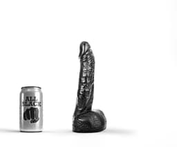 All Black Realistische Dildo 22 cm — thumbnail 1