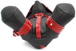 Kiotos Leather - EDDY de BDSM Teddybeer - Red Spankee - Leder — thumbnail 3