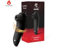HappySexy Verwarmde Luchtdruk Vibrator Pro 2 Satisfyer voor Vrouwen – Clitoris en Tepel Zuiger Stimulator Massager – 13 Verschillende Standen Vibraties en Waterproof – Realistische Tepelzuigers Vibrators – Seks toys en Seksspeeltjes Next Generation