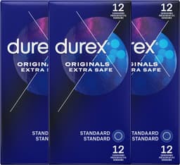 Durex Originals Condooms Extra Safe - 3x 12 stuks — thumbnail 1