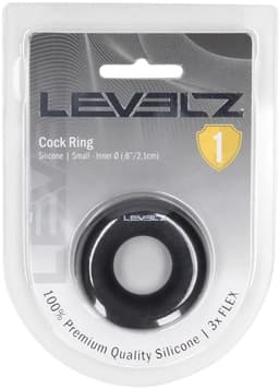 Liquid Silicone Cockring - S - Black — thumbnail 5