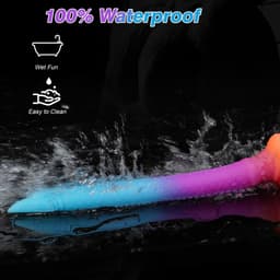 Monsterdildo - Glow-in-the-Dark Dildo - Dragon Siliconen Anaal Dildo - Extra Lange Dildo - Extreme Anaal Dildo - De Anaal Dildo Voor Ongeëvenaarde Sensaties en Intense Bevrediging — thumbnail 6
