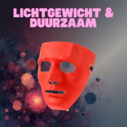 Carnaval Anonymous Masker – Wit of Rood – Verkleedmasker met Elastiek – Lichtgewicht Kunststof Masker voor Halloween, Feest, Theater of DIY Decoratie – Universele Maat voor Kind & Volwassene – Met Ebook — thumbnail 6