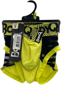 BodyQ Sexy Heren Boxershort – Geel met Net Zwart – Erotische Herenlingerie – Maat M — thumbnail 2